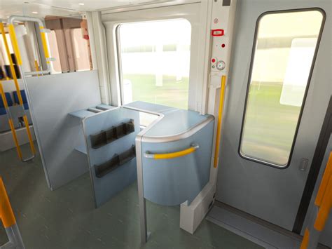 Train - Interior Rendering on Behance