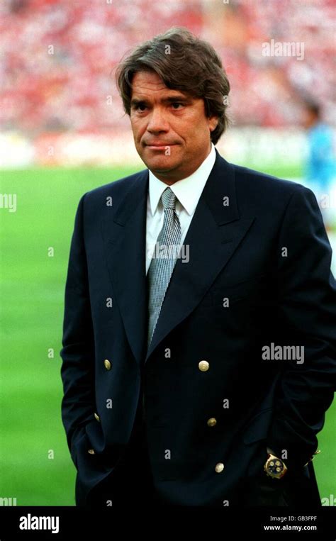 EUROPEAN CUP SOCCER. BERNARD TAPIE, CHAIRMAN, MARSEILLE Stock Photo - Alamy