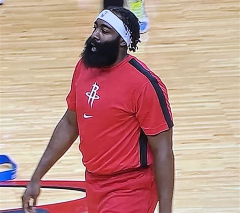 Video: James Harden Looks Fat in First Appearance With Rockets – BlackSportsOnline