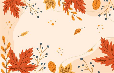 Hello Autumn Leaves Background 2976756 Vector Art at Vecteezy