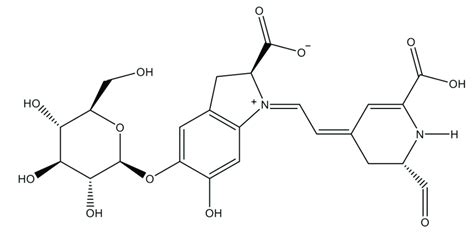 Structure of betanin. | Download Scientific Diagram