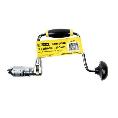 Stanley 4 Jaw 250mm Bit Brace Hand Drill 02 - 130 Discount Post ...