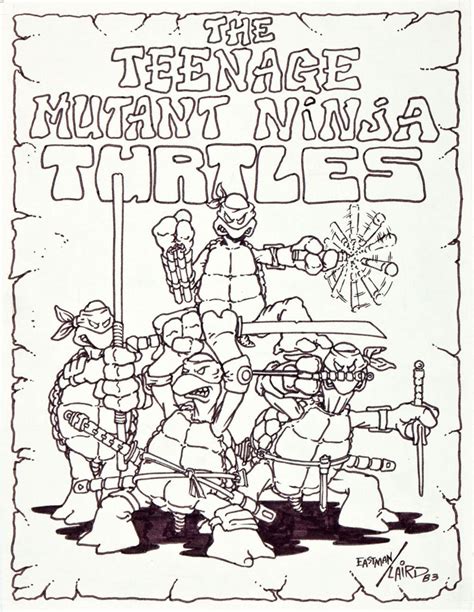 Teenage Mutant Ninja Turtles' First-Ever Art Sold At Auction ...