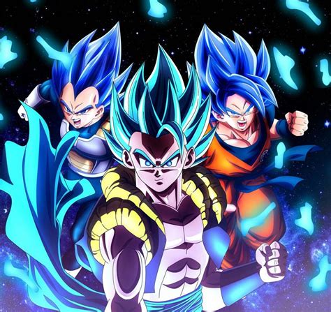 Goku And Vegeta Super Saiyan God Fusion