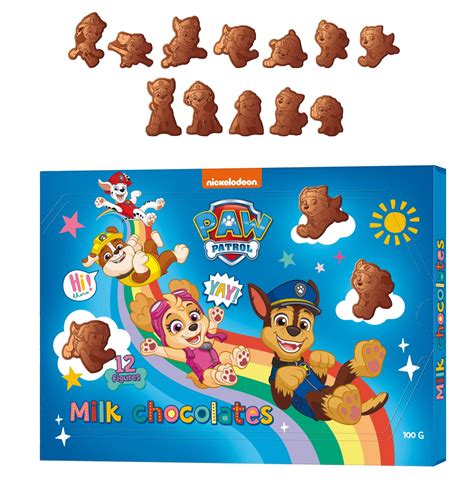 Paw Patrol Milk Chocolates 12 pcs. 100g