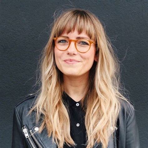 The Best Bangs Hairstyles with Glasses for Women