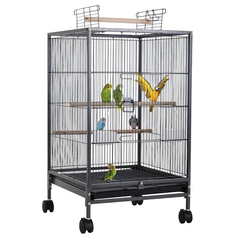 30 inch Sturdy Large Bird Cage for Parakeets Cockatiels Parrot Sun Conure Green-Cheeked Parakeet ...