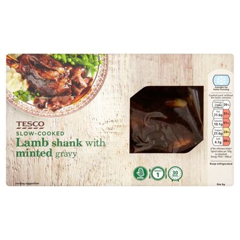 TESCO LAMB SHANK IN MINTED GRAVY 400G - Tesco Groceries