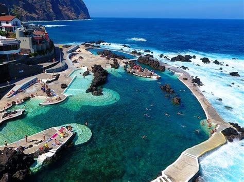 Porto Moniz Natural Pools in Madeira Island