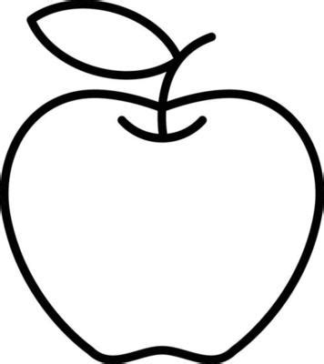 Apple Outline Vector Art, Icons, and Graphics for Free Download