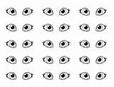 Eyes Printable Template sketch template