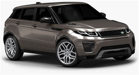 2016 range rover evoque 3d model