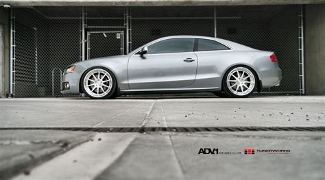 Audi S5 Coupe Fitted With ADV1 Custom Wheels and Lowered Suspension ...