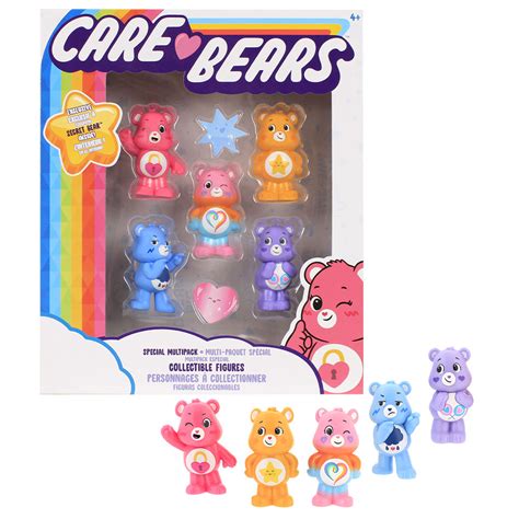 Care Bears - Collectible Figures Multipack - 5 Care Bears in One Pack ...