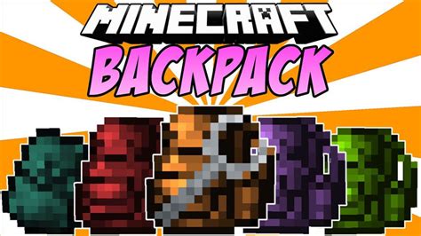 Backpacks Mod (1.12.2, 1.10.2) - Improve Inventory Management ...