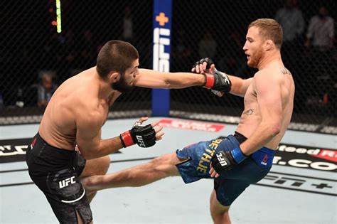 Two Judges had Justin Gaethje winning Round 1 over Khabib Nurmagomedov ...