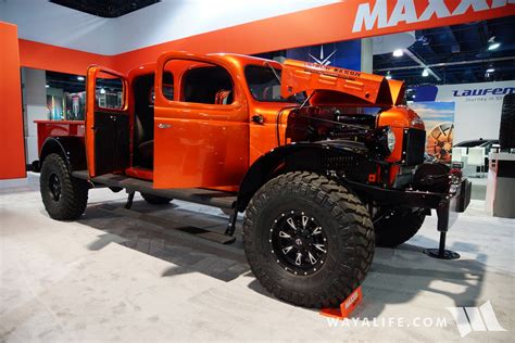 2017 SEMA Maxxis Orange Dodge Power Wagon Crew Cab