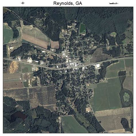 Aerial Photography Map of Reynolds, GA Georgia