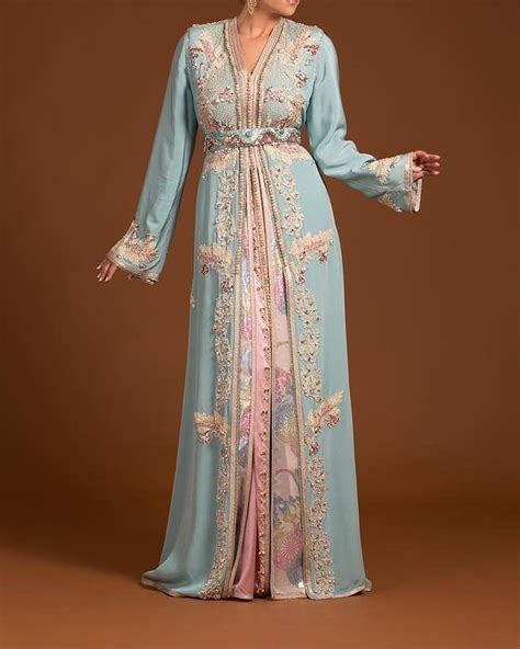 Blue caftan