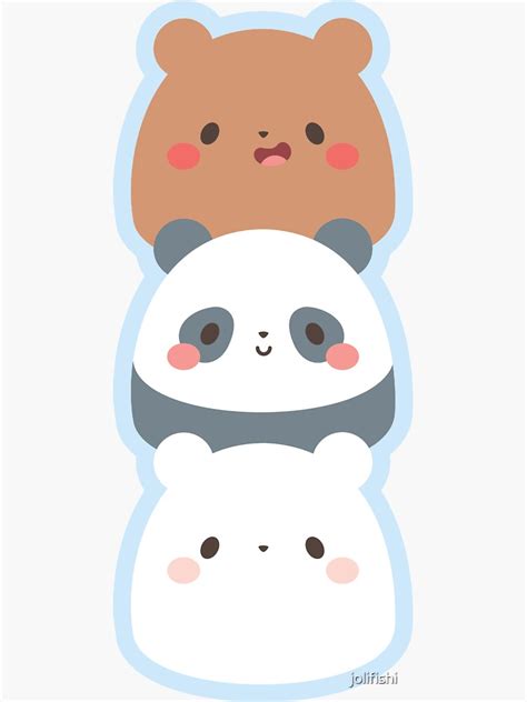 We Bare Gumdrop Bears Sticker by jolifishi | Adesivos bonitos, Imagem ...