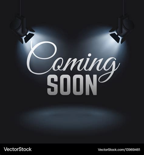 Coming soon mystery retail concept with Royalty Free Vector