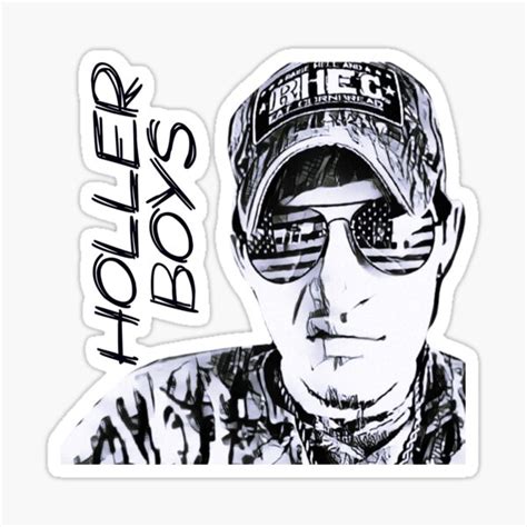 "Holler boys " Sticker for Sale by Phelps2020 | Redbubble