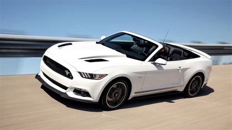 White Mercedes-Benz sedan, Ford Mustang, car, Convertible HD wallpaper ...