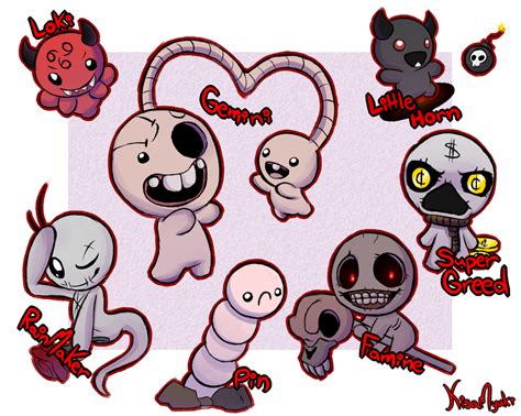 Binding of Isaac Bosses by KisaMyuki on DeviantArt