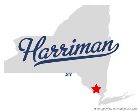 Map of Harriman, NY, New York