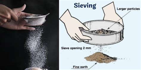 State any five methods of separating a solid solid mixture.