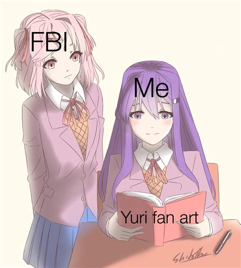 I like Yuri fan art : r/DDLC