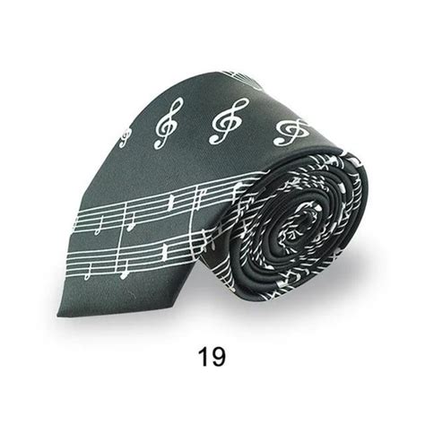 2018 New Arrival Fashion 29 Designs 5cm Music Note Ties Musicaleosegal | Music notes, Ties mens, Tie