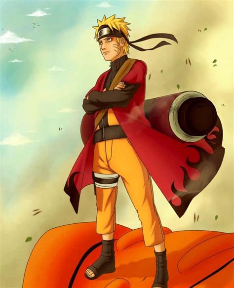 Download Naruto Uzumaki wielding his immense power in Sage Mode ...