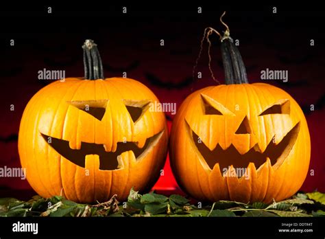 Halloween background with bats Stock Photo - Alamy