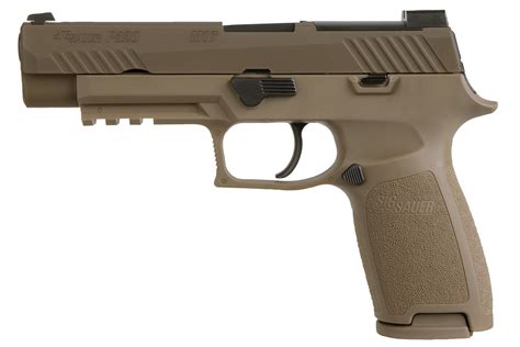 Sig Sauer P320 M17 9mm Full-Size Flat Dark Earth (FDE) Pistol with No ...