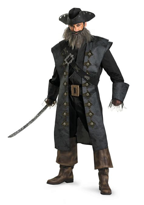 Deluxe Pirates of the Caribbean Blackbeard Costume - Team Toyboxes