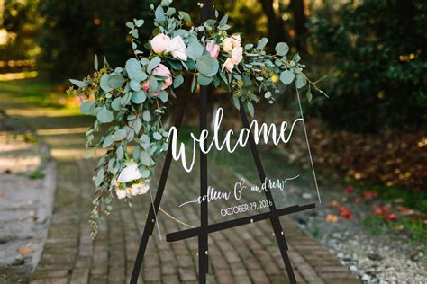 Wedding Welcome Sign Wedding Signs Acrylic Wedding Sign - Etsy