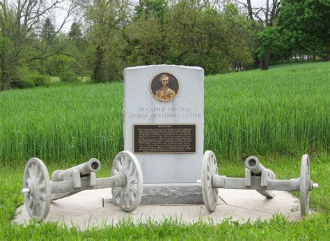 Brigadier General George Armstrong Custer monument