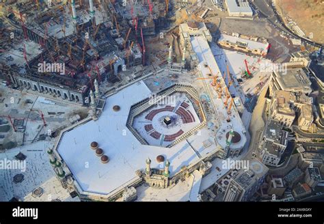 Aerial view of Mecca Stock Photo - Alamy