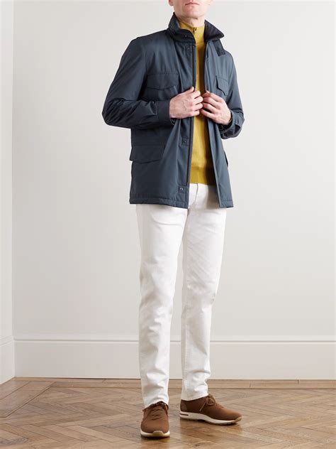 Blue Traveller Windmate Storm System Shell Hooded Field Jacket | LORO PIANA | MR PORTER