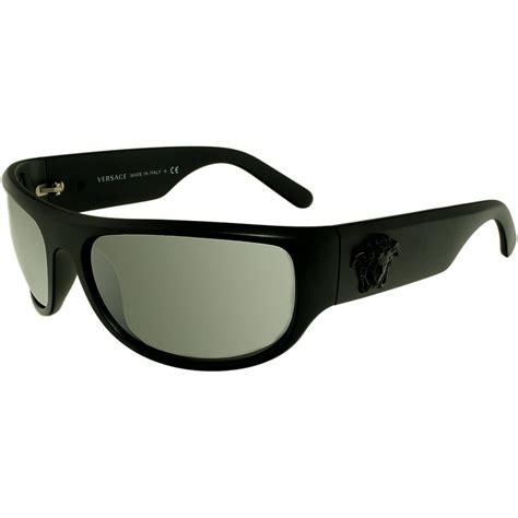 Versace - Versace Men's VE4276-50796G-63 Black Rectangle Sunglasses ...