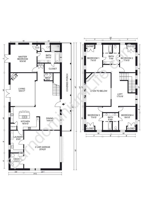 Top 20 Barndominium Floor Plans That You Will Love