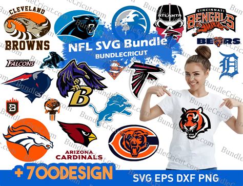 32 NFL Teams SVG Bundle,NFL TEAM LOGO SVG BUNDLE, NFL Mega Bundle Svg ...