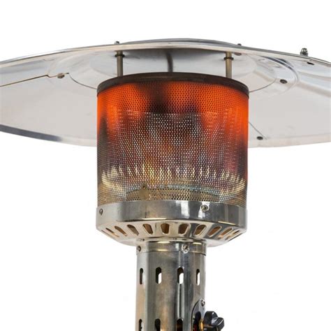 Tall Patio Heater Outdoor Standing Propane Gas Unit - Mocha