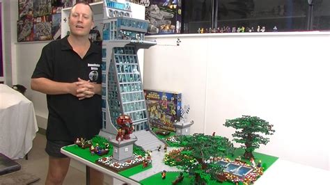 Lego Avengers Tower MOC Full Layout Complete - YouTube