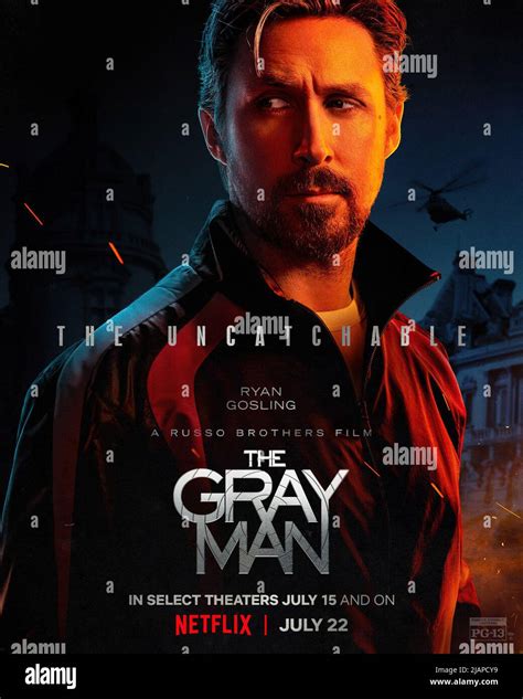 THE GRAY MAN, US character poster, Ryan Gosling, 2022. © Netflix ...