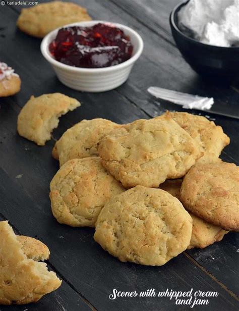 Scones with Whipped Cream and Jam recipe