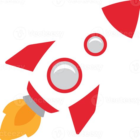 Rocket ship icon. Flat design illustration. 36877331 PNG