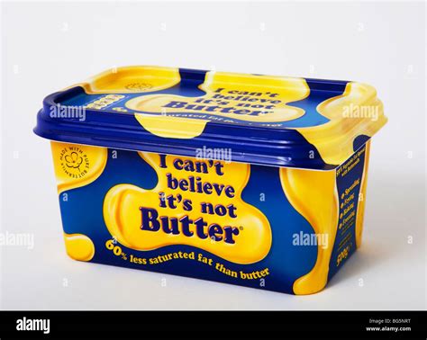 "I can't believe its not butter" butter margarine Stock Photo - Alamy