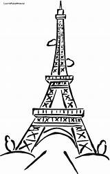 Eiffel Tower Coloring Page At GetColoringscom  Free Printable sketch template